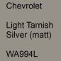 Preview: Chevrolet, Light Tarnish Silver (matt), WA994L.